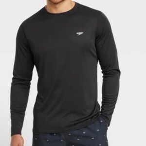 Men’s Speedo Rashguard Black